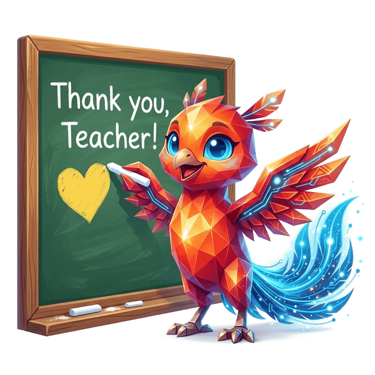 Certificate mascot